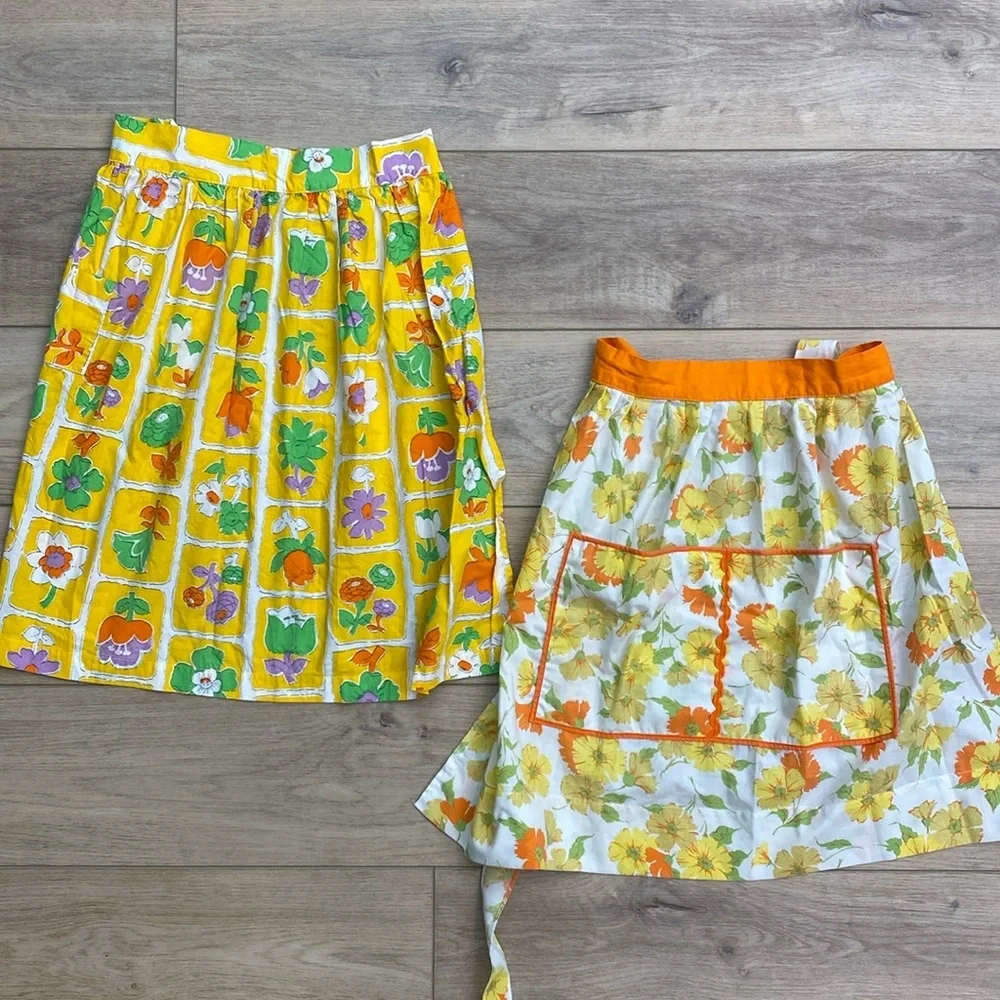 Vintage Skirt Apron‎ Set